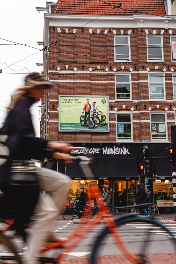 Billboard Amsterdam Ampler E-bike