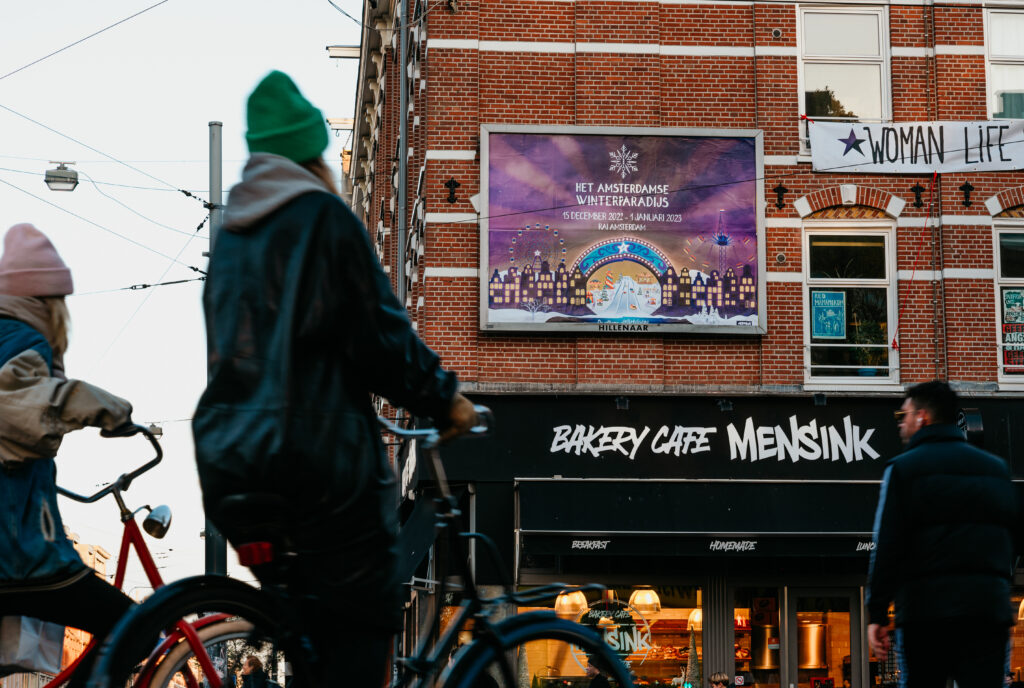 Billboard Amsterdam Campagne Amsterdams Winterparadijs